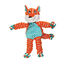 KONG - Peluche Floppy Knots Fox Renard pour Chien - S/M Indicateur image numéro 1