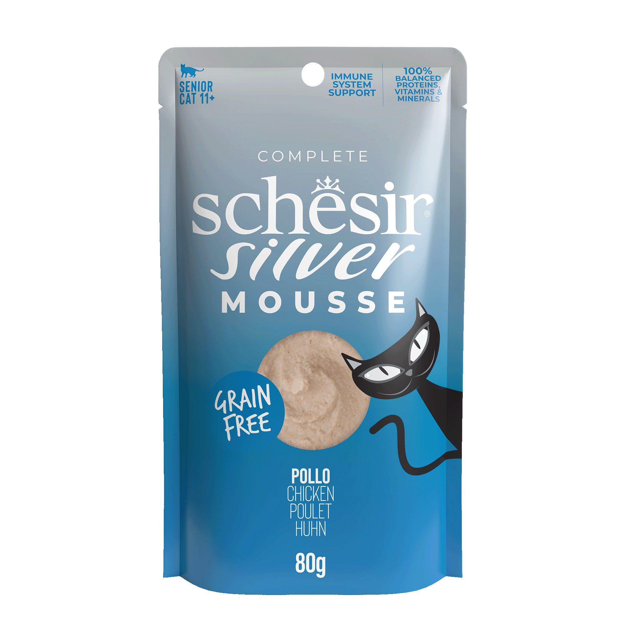Schesir - Sachet Silver De Mousse Au Poulet Pour Chats - 80g Image num&eacute;ro 1