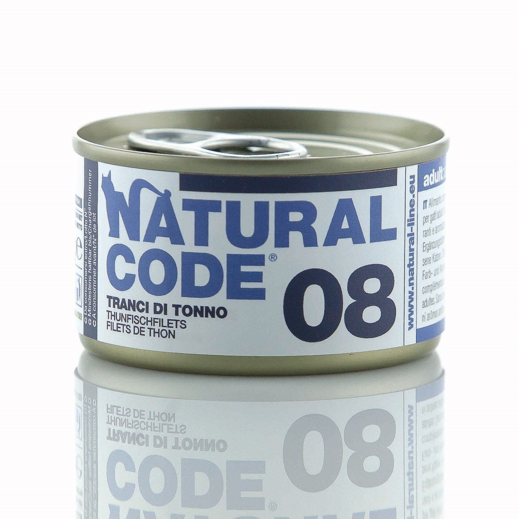 Natural Code - Filets de Thon 08 pour Chats - 85g Image num&eacute;ro 1