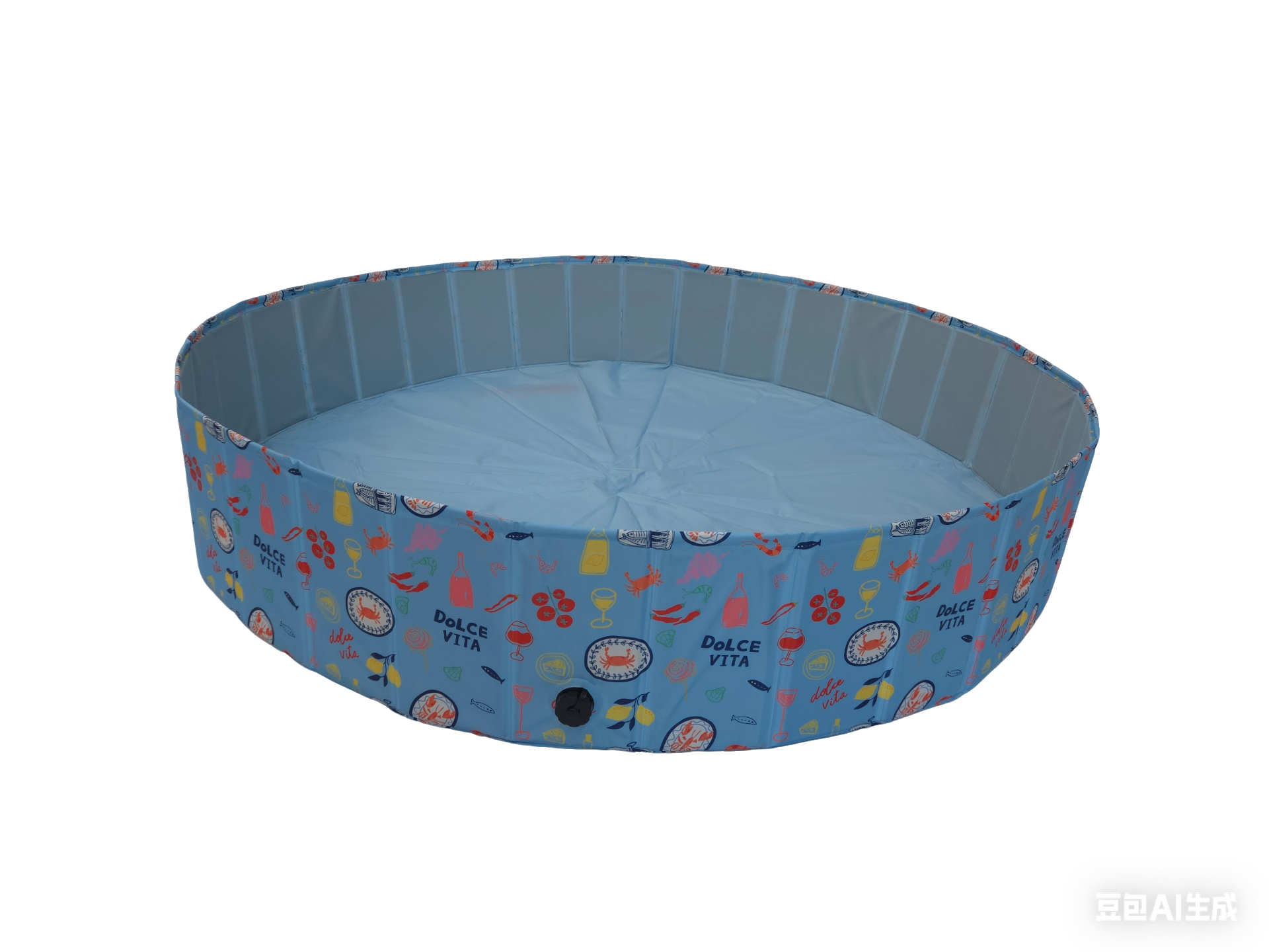 Summer Vibes - Piscine Motifs Dolce Vita pour Chiens - L Image num&eacute;ro 1
