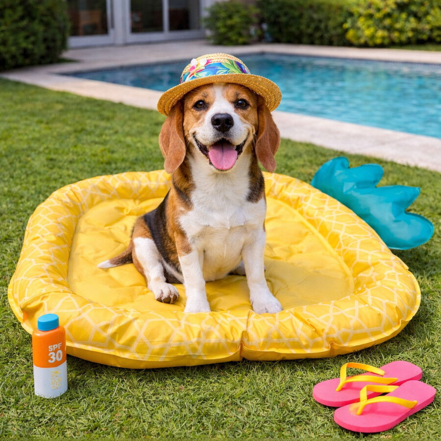 Summer Vibes - Tapis Rafraichissant Ananas pour Chiens - 66cm Image num&eacute;ro 6