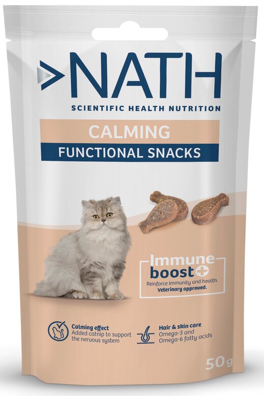 Nath - Friandises Calming Immune boost+ pour Chats - 50g Image numéro 1 Nath - Friandises Calming Immune boost+ pour Chats - 50g Image numéro 1