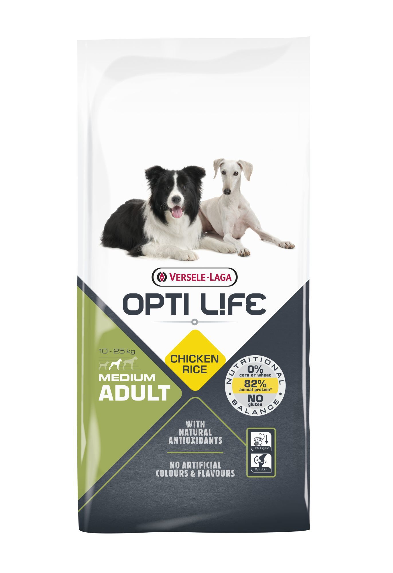 Opti Life  - Croquettes Medium Adult au Poulet pour Chiens - 12,5Kg Image num&eacute;ro 1