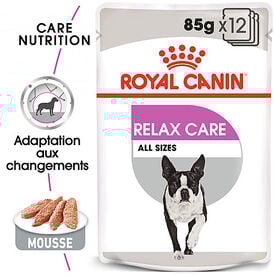 Royal Canin - Pâtée en Mousse RELAX CARE CHIEN TOUTE TAILLE - 12x85g