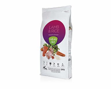 Natura Diet - Croquettes Lamb & Rice Agneau pour Chien