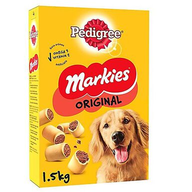 Pedigree - Biscuits Fourrés Markies Original pour Chien - 1,5Kg