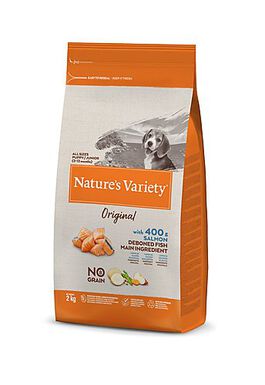 Nature's Variety - Croquettes Original au Saumon pour Chiot - 2Kg