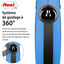 Flexi - Laisse &agrave; Enrouleur Classic Sangle L pour Chiens - 5m/ Bleu Indicateur image num&eacute;ro 4