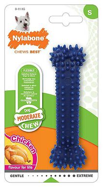 Nylabone - Jouet Os Dental Moderate Chew pour Chien - S