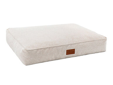 Wikopet - Matelas à Mémoire de Forme S Crème pour Chiens - 80x60x11cm