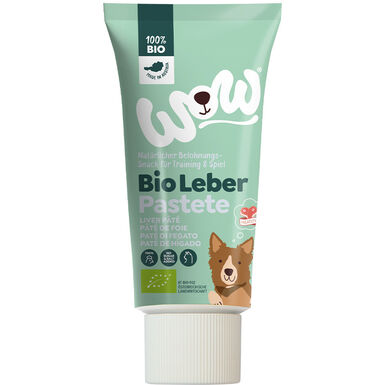 Wow - Pâtée de Foie BIO au Poulet pour Chiens - 80g