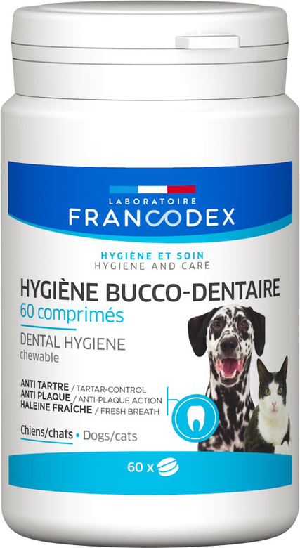 Francodex - Dentifrice à Croquer pour Chiens et Chats - x60 image number null