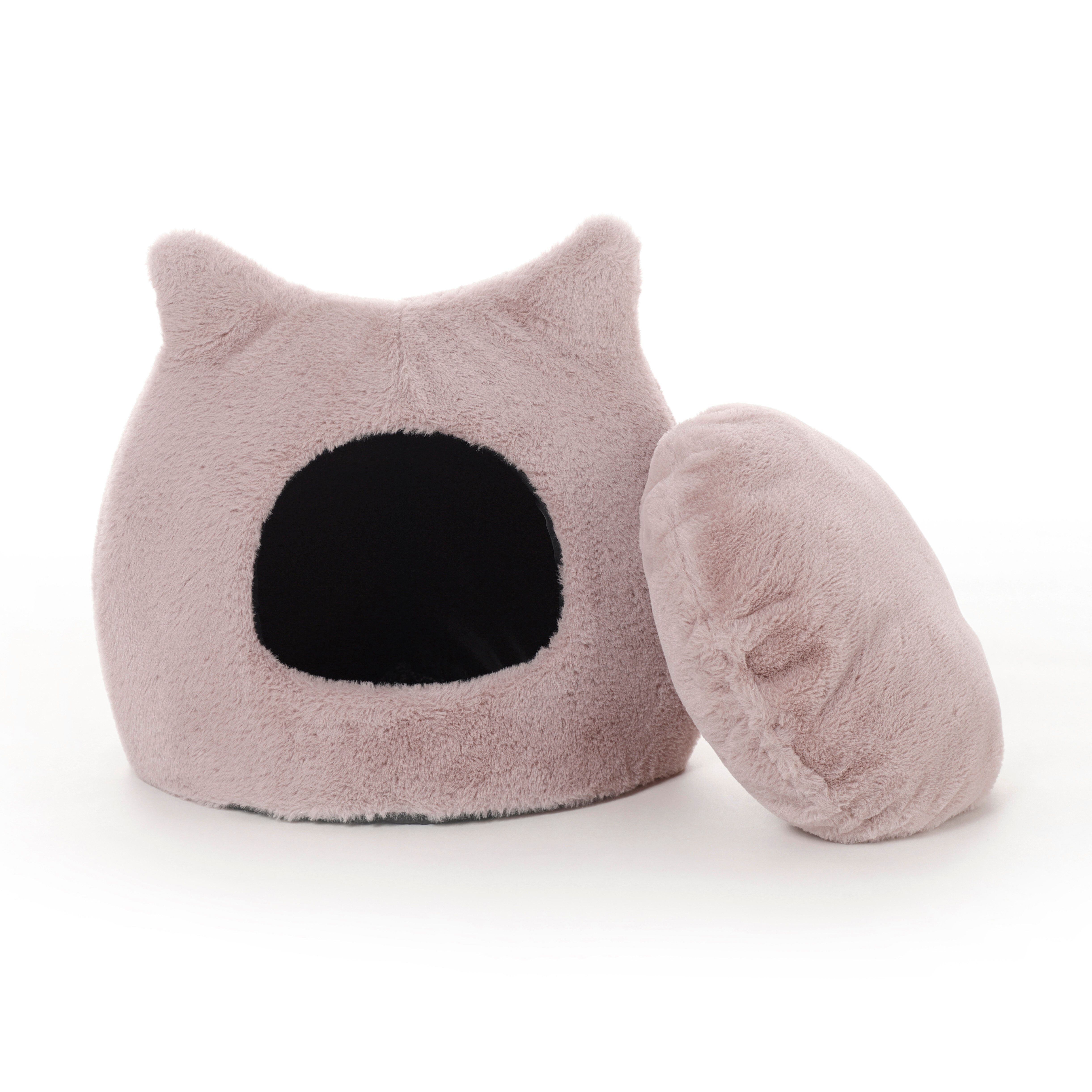 Leeby - Igloo Extra Doux pour Chats - Rose Image num&eacute;ro 6