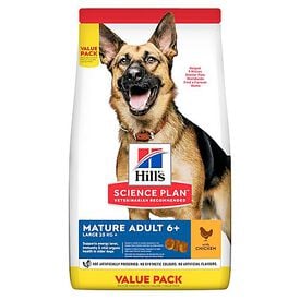 Hill's Science Plan - Mature Adult Croquettes Pour Grand Chien Agé Au Poulet  - 18kg