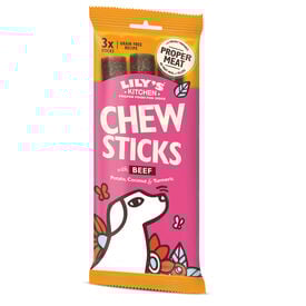 Lily's Kitchen - Bâtonnets à Mâcher au Boeuf pour Chien - 3x120g