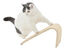 Leeby - Griffoir Oblique Beige pour Chats - 39x18x18cm Indicateur image numéro 1