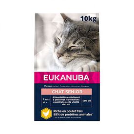 Eukanuba - Croquettes Chat Senior Condition Optimale Poulet