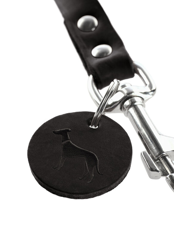 Hunter - Laisse Réglable en Cuir de Bœuf Noir - 1,3x200cm Image numéro 2 Hunter - Laisse Réglable en Cuir de Bœuf Noir - 1,3x200cm Image numéro 2