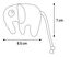 Flamingo - Jouet Blaro Éléphant pour Chats - 8,5cm Indicateur image numéro 3