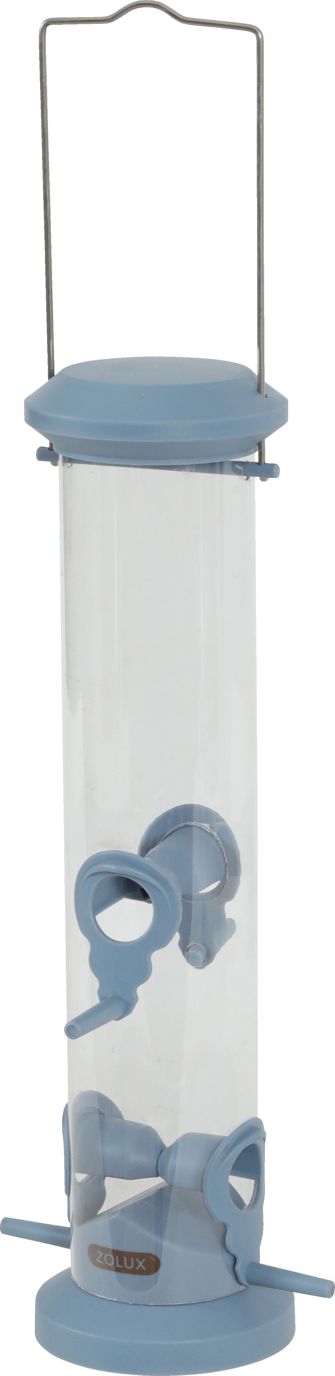 Zolux - Mangeoire Silo 4 Perchoirs pour Oiseaux du Ciel - Gris Image num&eacute;ro 1