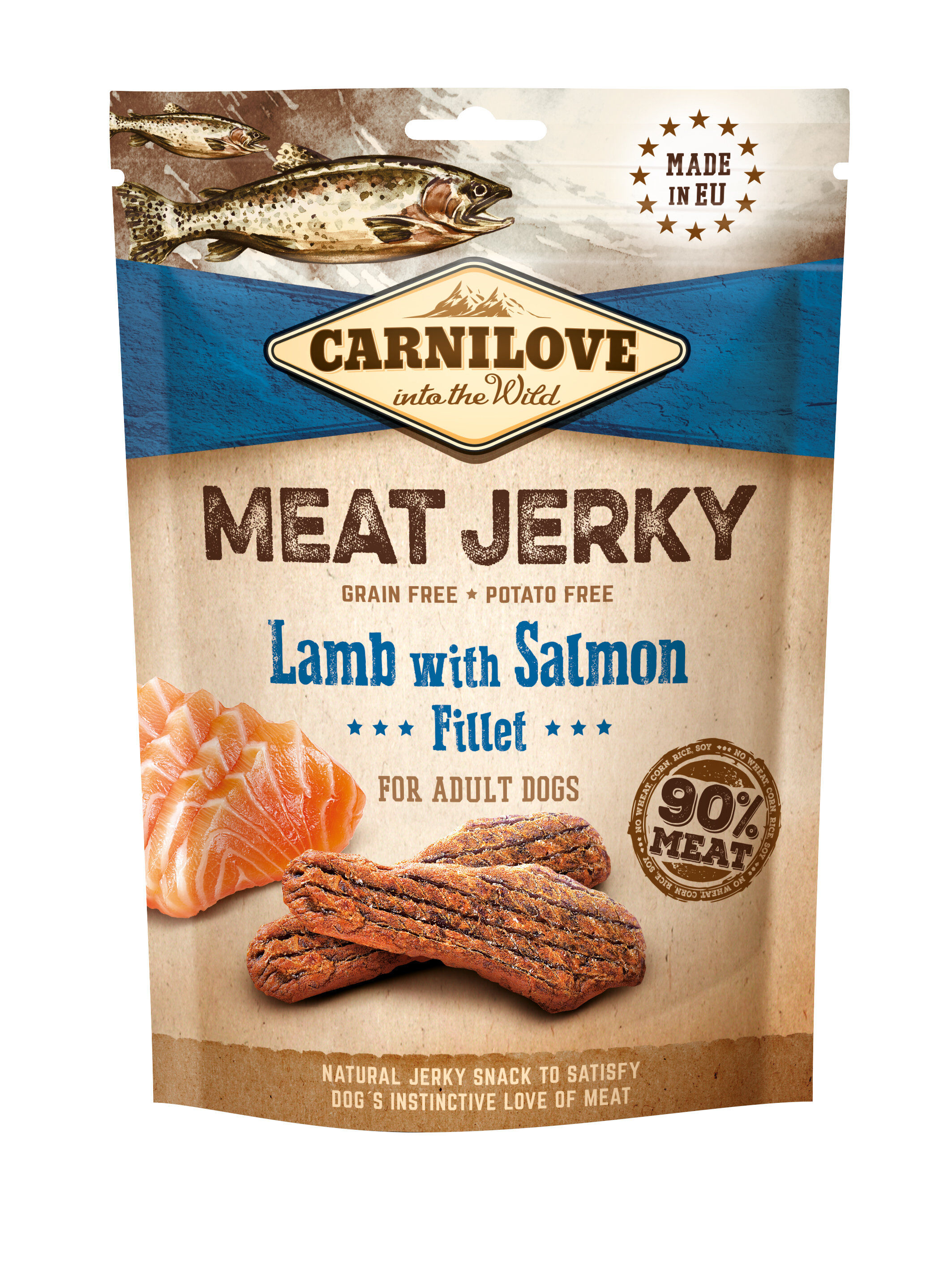 Carnilove - Jerky Filet Agneau Saumon - 100g Image num&eacute;ro 1
