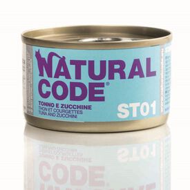 Natural Code - Pâtée Thon et Courgettes ST01 pour Chats - 85g