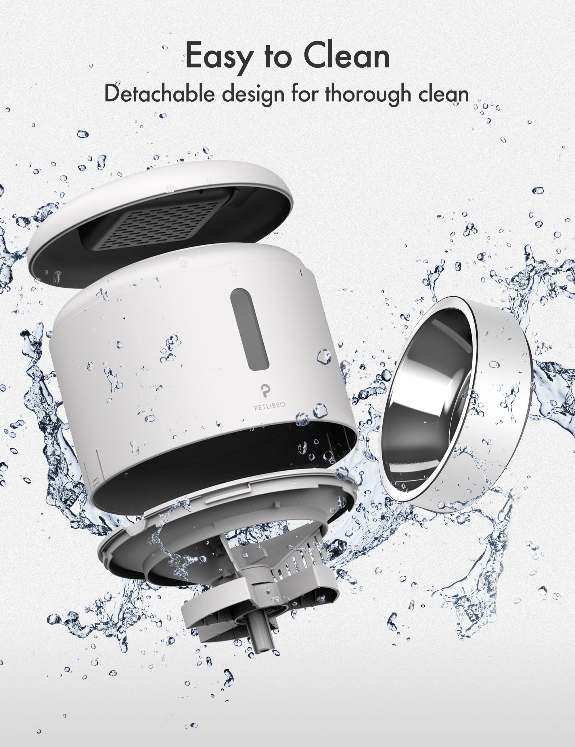 Petlibro - Mangeoire Automatique Granary Blanc - 3L Image num&eacute;ro 7