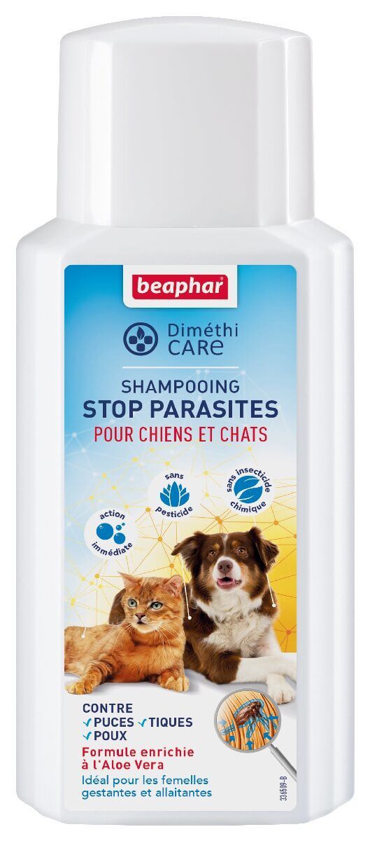 Dim&eacute;thiCARE - Shampoing STOP Parasites pour Chien et Chat - 200ml Image num&eacute;ro 1