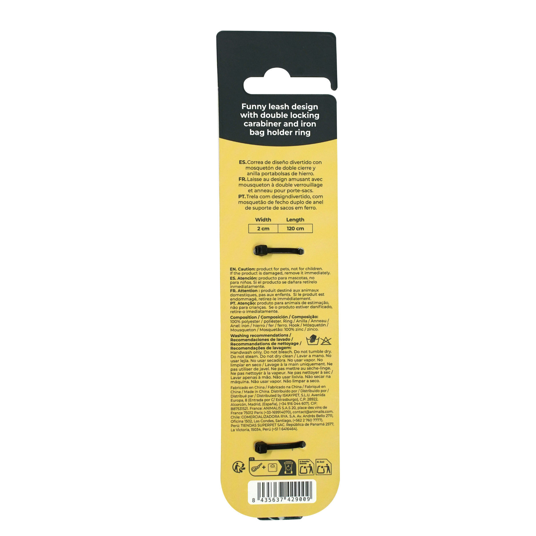 Gotoo - Laisse &agrave; Motif Montagne - 120 cm Image num&eacute;ro 4