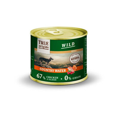 True Origins Wild - Pâtée au Poulet & Saumon pour Chiens Adultes - 400G