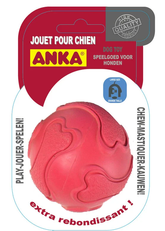 Anka - Balle Caoutchouc Dure Extrabounce pour Chiens - 9cm Image numéro 1 Anka - Balle Caoutchouc Dure Extrabounce pour Chiens - 9cm Image numéro 1