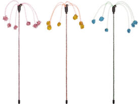 Flamingo - Jouet Canne à Pêche Glitty 6 Balles pour Chats - 42cm