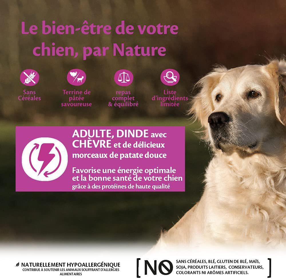 Wellness CORE - Repas Complet 95% de Dinde et Ch&egrave;vre pour Chien - 400g Image num&eacute;ro 3