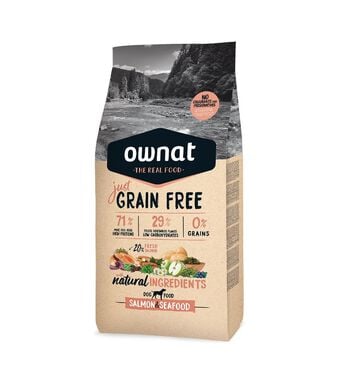 Ownat - Croquettes Just Grain Free Saumon pour Chiens