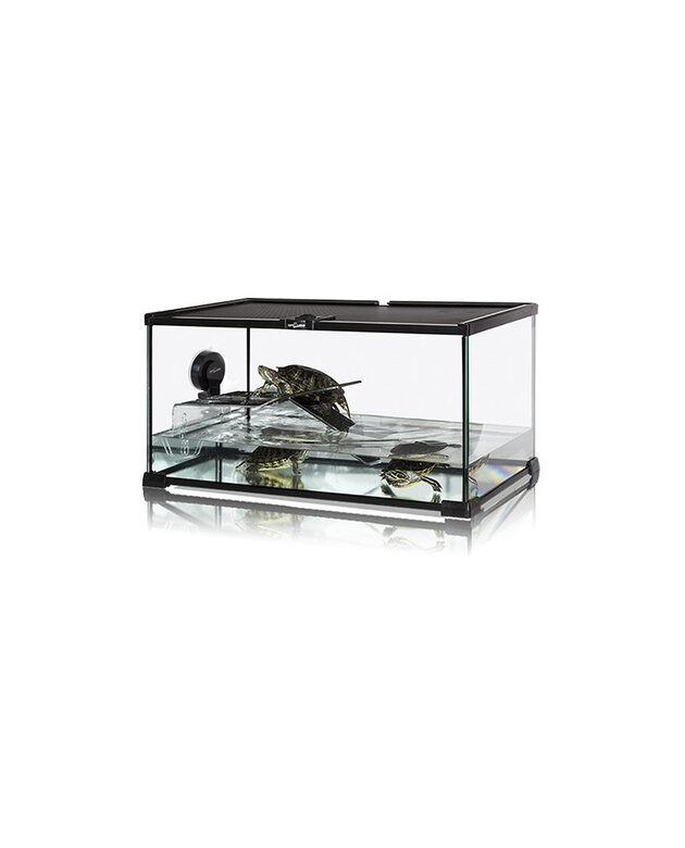 Reptizoo - Turtle Starter Kit avec Terrasse pour Totue - 50,8x30,5x25,4cm Image numéro 1 Reptizoo - Turtle Starter Kit avec Terrasse pour Totue - 50,8x30,5x25,4cm Image numéro 1