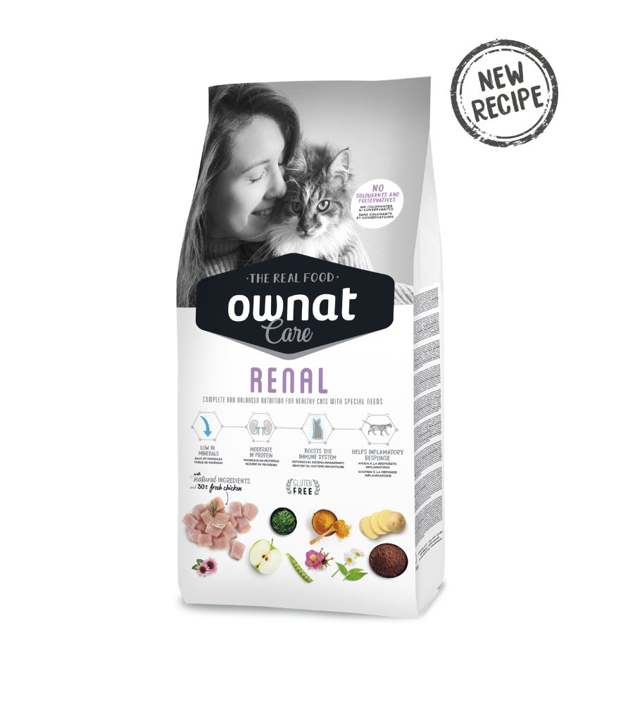 Ownat - Croquettes Care Renal pour Chats - 3Kg Image num&eacute;ro 1