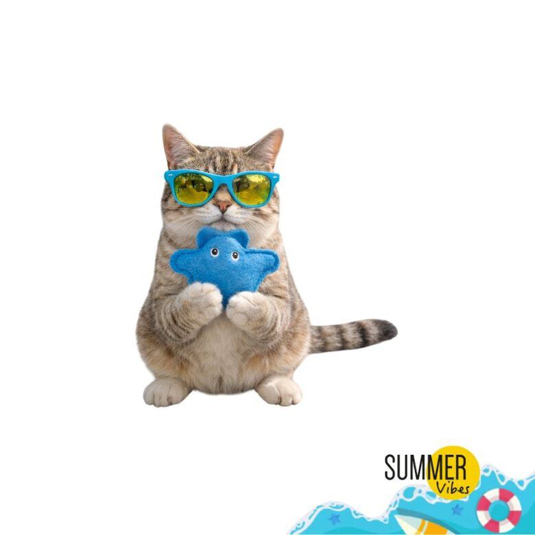 Summer Vibes - Jouet Raie Manta pour Chats - 17cm Image num&eacute;ro 1