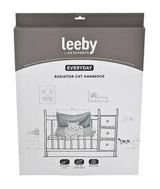 Leeby - Hamac Radiateur pour Chats - Gris