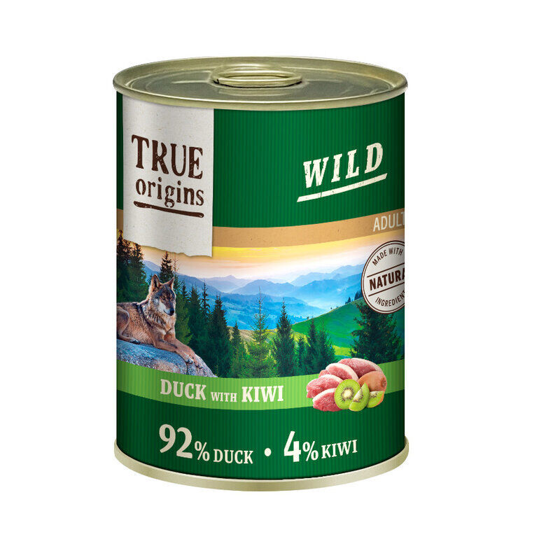 True Origins Wild - P&acirc;t&eacute;e au Canard & Kiwi pour Chiens Adultes - 400G Image num&eacute;ro 1