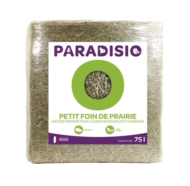 Paradisio - Petit Foin de Prairie pour Rongeur - 75L image number null