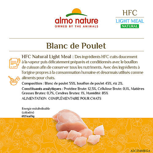 Almo Nature - P&acirc;t&eacute;e Hfc Natural Saumon Et Potiron - 55g Image num&eacute;ro 2