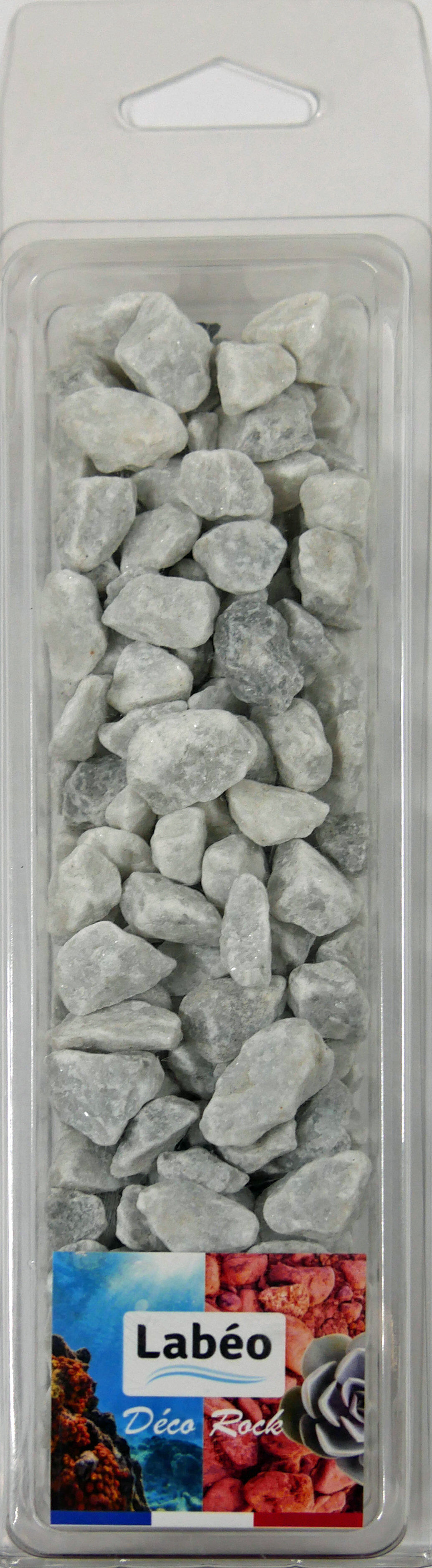Labeo - Graviers D&eacute;co Rock Blanc Bleut&eacute; pour Aquarium et Terrarium - 375g Image num&eacute;ro 1