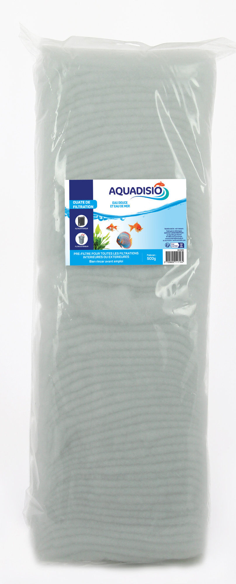 Aquadisio - Ouate Filtrante pour Aquarium - 500g Image num&eacute;ro 1