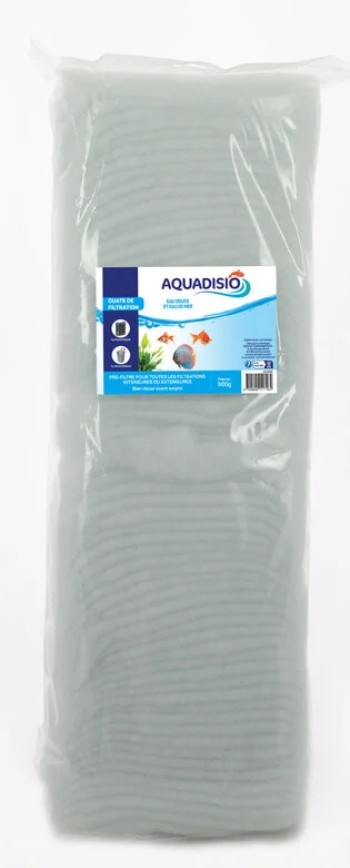 Aquadisio - Ouate Filtrante pour Aquarium - 500g Image numéro 1 Aquadisio - Ouate Filtrante pour Aquarium - 500g Image numéro 1