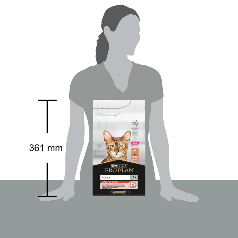 Pro Plan - Croquettes Adult au Saumon pour Chat Adulte - 1,5Kg Image numéro 6 Pro Plan - Croquettes Adult au Saumon pour Chat Adulte - 1,5Kg Image numéro 6
