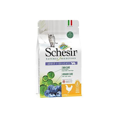 Schesir - Croquettes Natural Selection Adulte au Poulet pour Chat - 1,4Kg