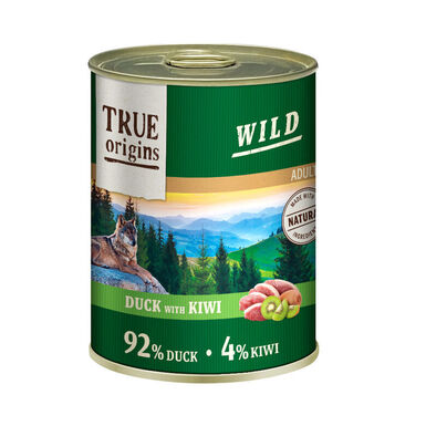 True Origins Wild - Pâtée au Canard & Kiwi pour Chiens Adultes - 400G