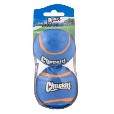 ChuckIt! - Pack 2 Balles Squeaker Tennis Balls pour Chiens - M