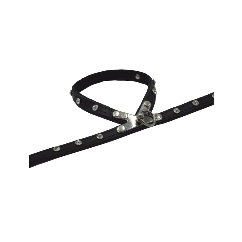 Comme Un Roi - Harnais Cuir So Chic Noir pour Chien - L Image numéro 2 Comme Un Roi - Harnais Cuir So Chic Noir pour Chien - L Image numéro 2