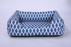 Leeby - Sofa Premium Trait Bleu pour Chien